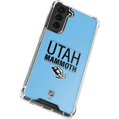 NHL Utah Mammoth Line-Up Series Galaxy S21 FE Clear Case